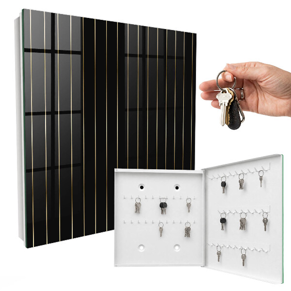Schlüsselkasten mit Motiv Feine Linien