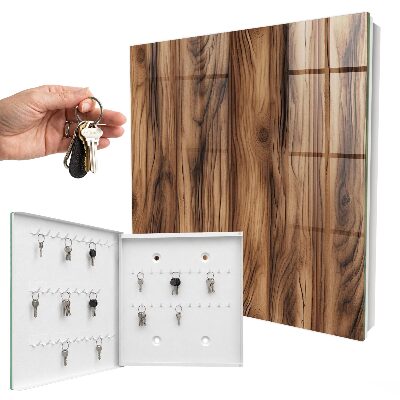 Schlüsselbox für die Wand in Holzoptik