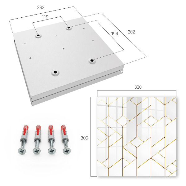 Schlüsselbox für die Wand in modernem elegantem Design