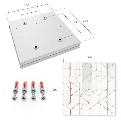 Schlüsselbox für die Wand in modernem elegantem Design
