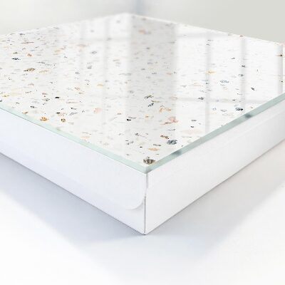 Schlüsselbox zur Wandmontage in heller Terrazzo-Optik
