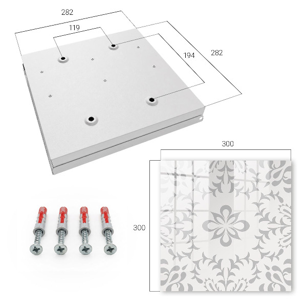 Schlüsselkasten in eleganter Symmetrie