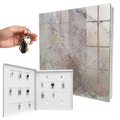 Schlüsselbox mit erdiger Textur