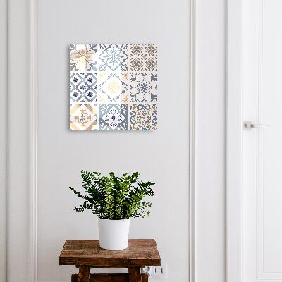Schlüsselbox im Design Fliesenmuster