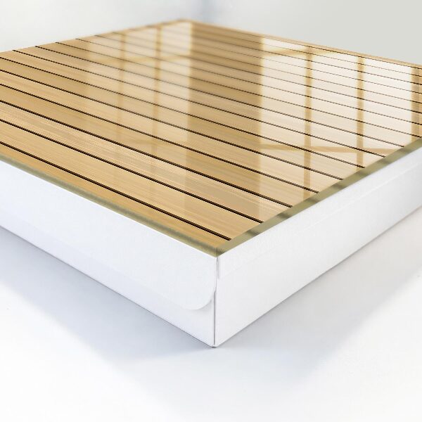 Schlüsselbox in beige in Holzoptik