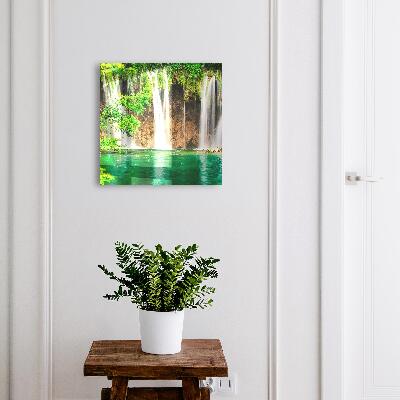 Schlüsselbox für die Wand Motiv Grüner Wasserfall