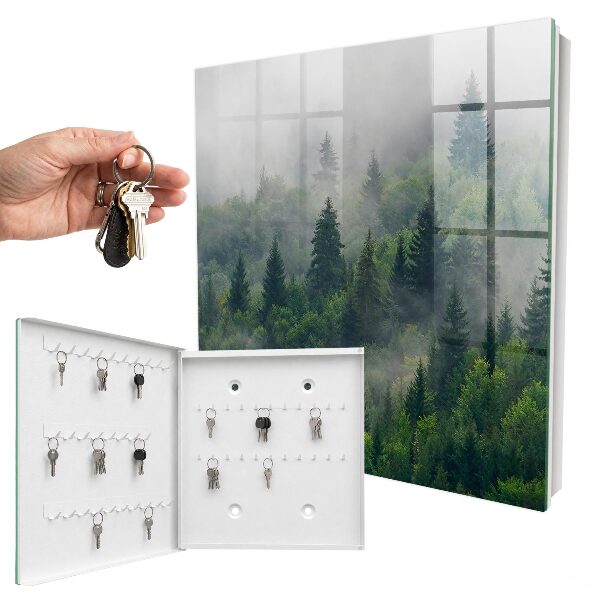 Schlüsselkasten mit Motiv Nebelwald