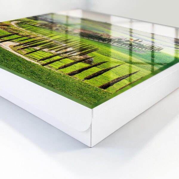 Schlüsselbox mit Motiv Toskana-Landschaft