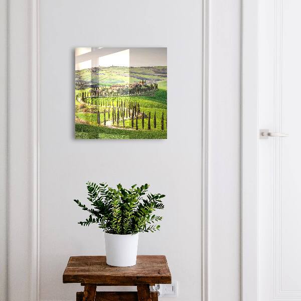 Schlüsselbox mit Motiv Toskana-Landschaft