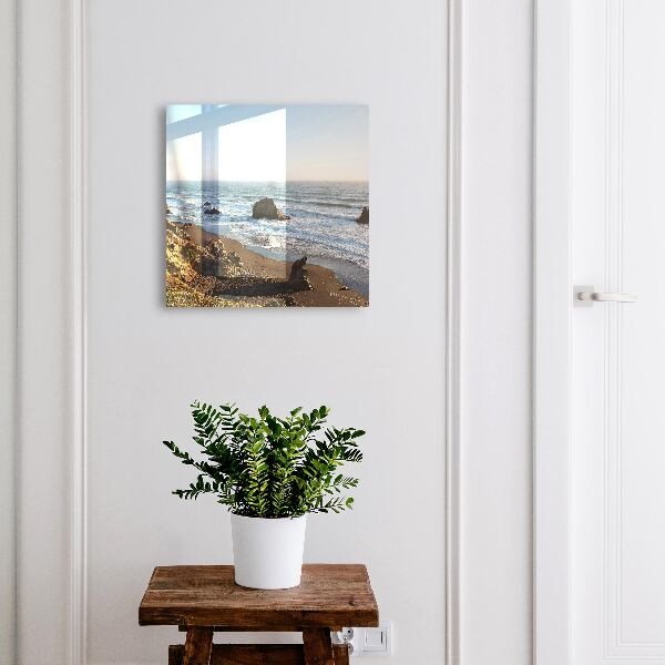 Schlüsselbox für die Wand mit Motiv Küstenlandschaft