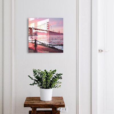 Schlüsselbox zur Wandmontage Motiv Stadtbrücke