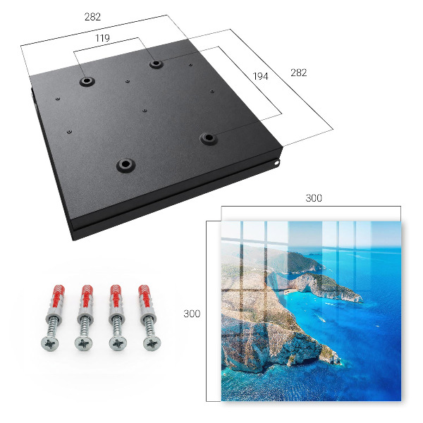 Schlüsselbox zur Wandmontage Design Französische Riviera