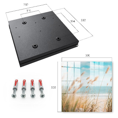 Schlüsselkasten mit Sommerstrand Motiv