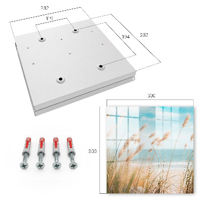 Schlüsselkasten mit Sommerstrand Motiv