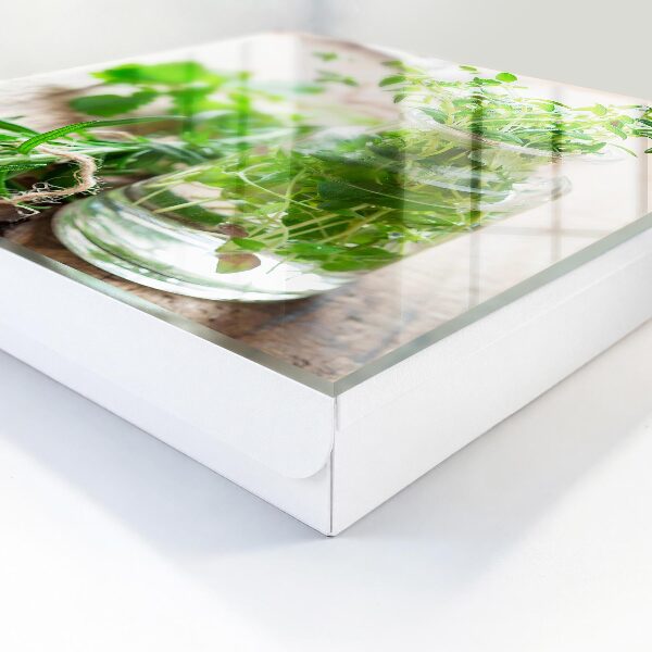 Schlüsselkasten mit Motiv Grüne Kräuter