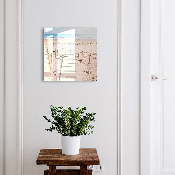 Schlüsselbox mit Meeresstrand-Motiv