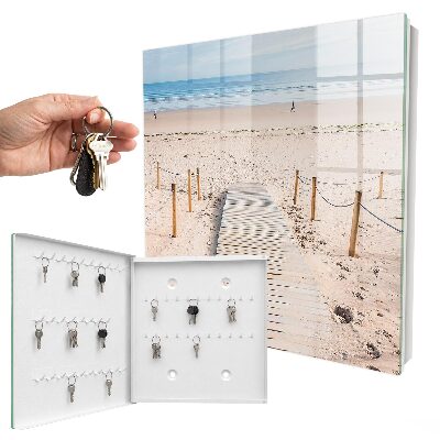 Schlüsselbox mit Meeresstrand-Motiv