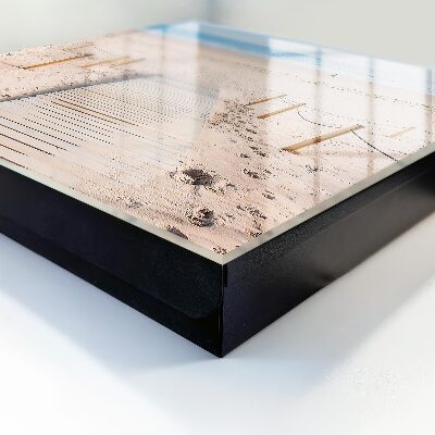 Schlüsselbox mit Meeresstrand-Motiv