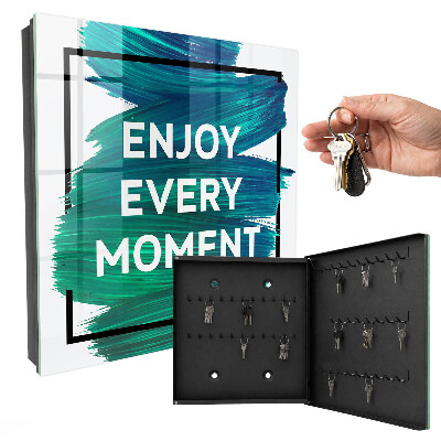 Schlüsselbox für die Wand mit dem Design Tägliche Inspiration