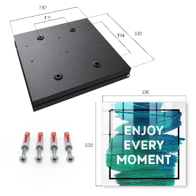 Schlüsselbox für die Wand mit dem Design Tägliche Inspiration