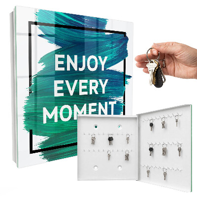 Schlüsselbox für die Wand mit dem Design Tägliche Inspiration