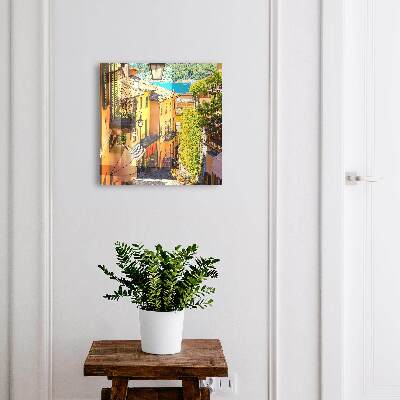 Schlüsselbox für die Wand Motiv Farbenfrohe Stadt