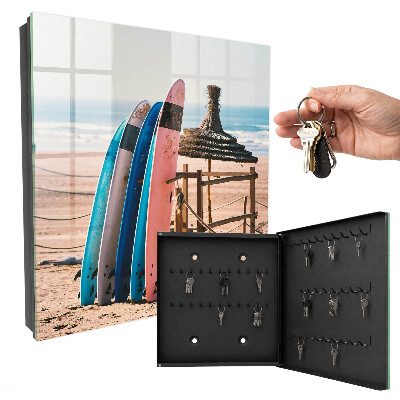Schlüsselbox im Design von Strand-Surfbrettern