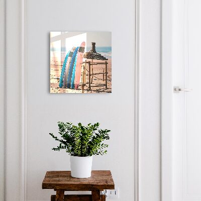 Schlüsselbox im Design von Strand-Surfbrettern