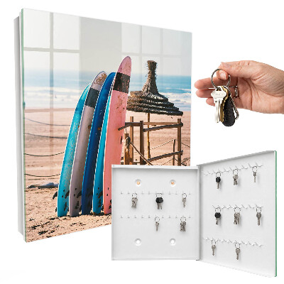 Schlüsselbox im Design von Strand-Surfbrettern