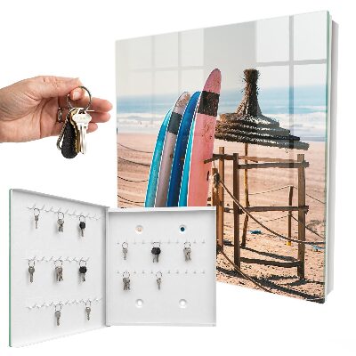 Schlüsselbox im Design von Strand-Surfbrettern