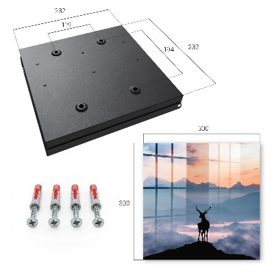 Schlüsselbox für die Wand Motiv Harmonie der Berge