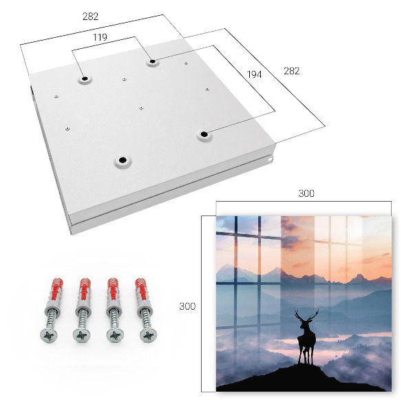 Schlüsselbox für die Wand Motiv Harmonie der Berge
