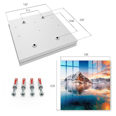 Schlüsselkasten mit Motiv Harmonie der Berge