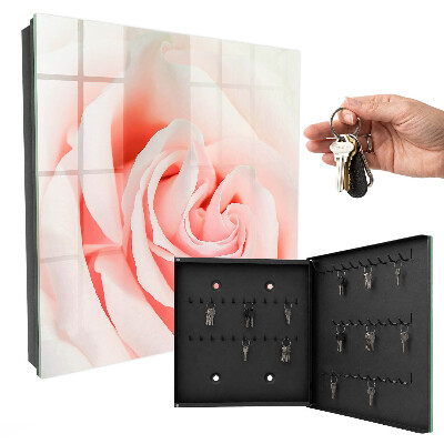 Schlüsselbox mit romantischem Rosen-Motiv