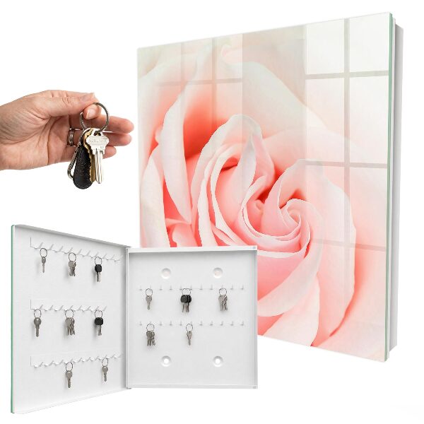 Schlüsselbox mit romantischem Rosen-Motiv