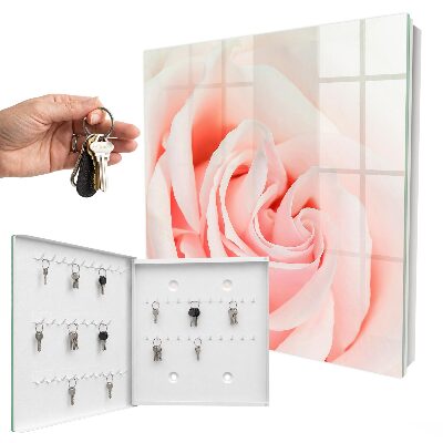 Schlüsselbox mit romantischem Rosen-Motiv