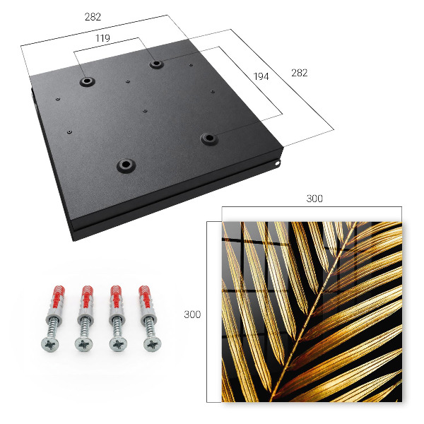 Schlüsselbox im eleganten Blatt-Design