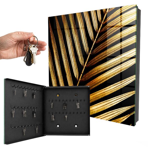 Schlüsselbox im eleganten Blatt-Design