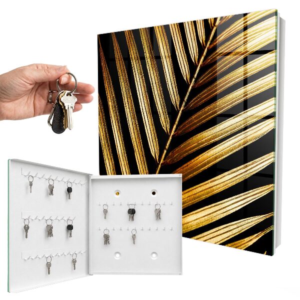 Schlüsselbox im eleganten Blatt-Design