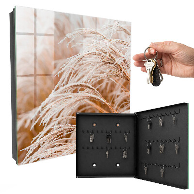 Schlüsselbox für die Wand im Design Kleine Gräser