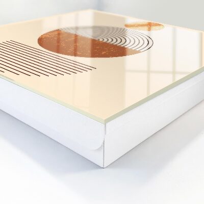 Schlüsselbox im Retro-Geometrie-Design