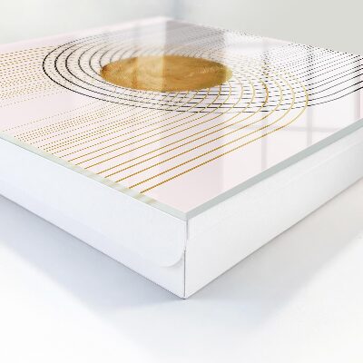 Schlüsselbox zur Wandmontage Design Kreise und Linien