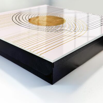Schlüsselbox zur Wandmontage Design Kreise und Linien