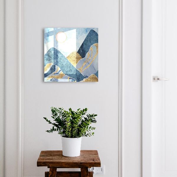 Schlüsselbox mit Berglandschaft Motiv