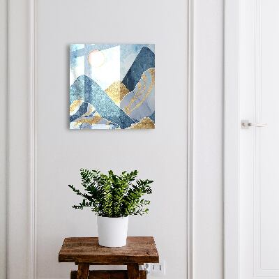 Schlüsselbox mit Berglandschaft Motiv