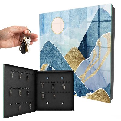 Schlüsselbox mit Berglandschaft Motiv