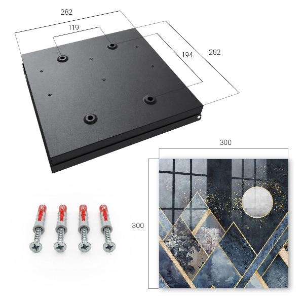 Schlüsselkasten mit Motiv Himmelsgeometrie