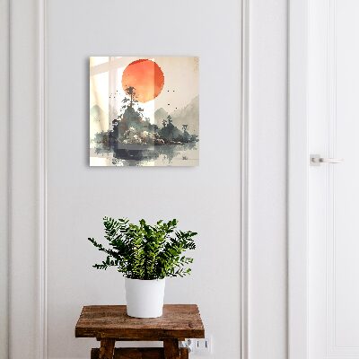 Schlüsselbox mit Motiv Berglandschaft