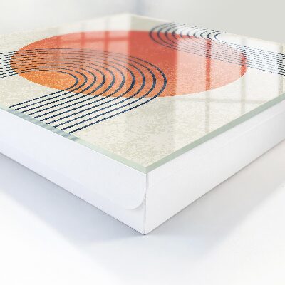 Schlüsselbox für die Wand im geometrischen Liniendesign