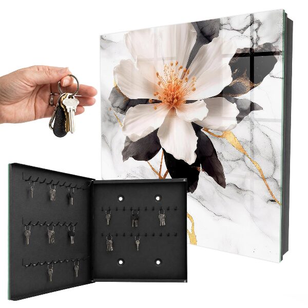 Schlüsselkasten mit Motiv Der Zauber der Blumen